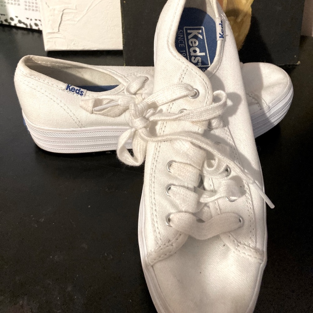 White Keds ortho tennis shoes